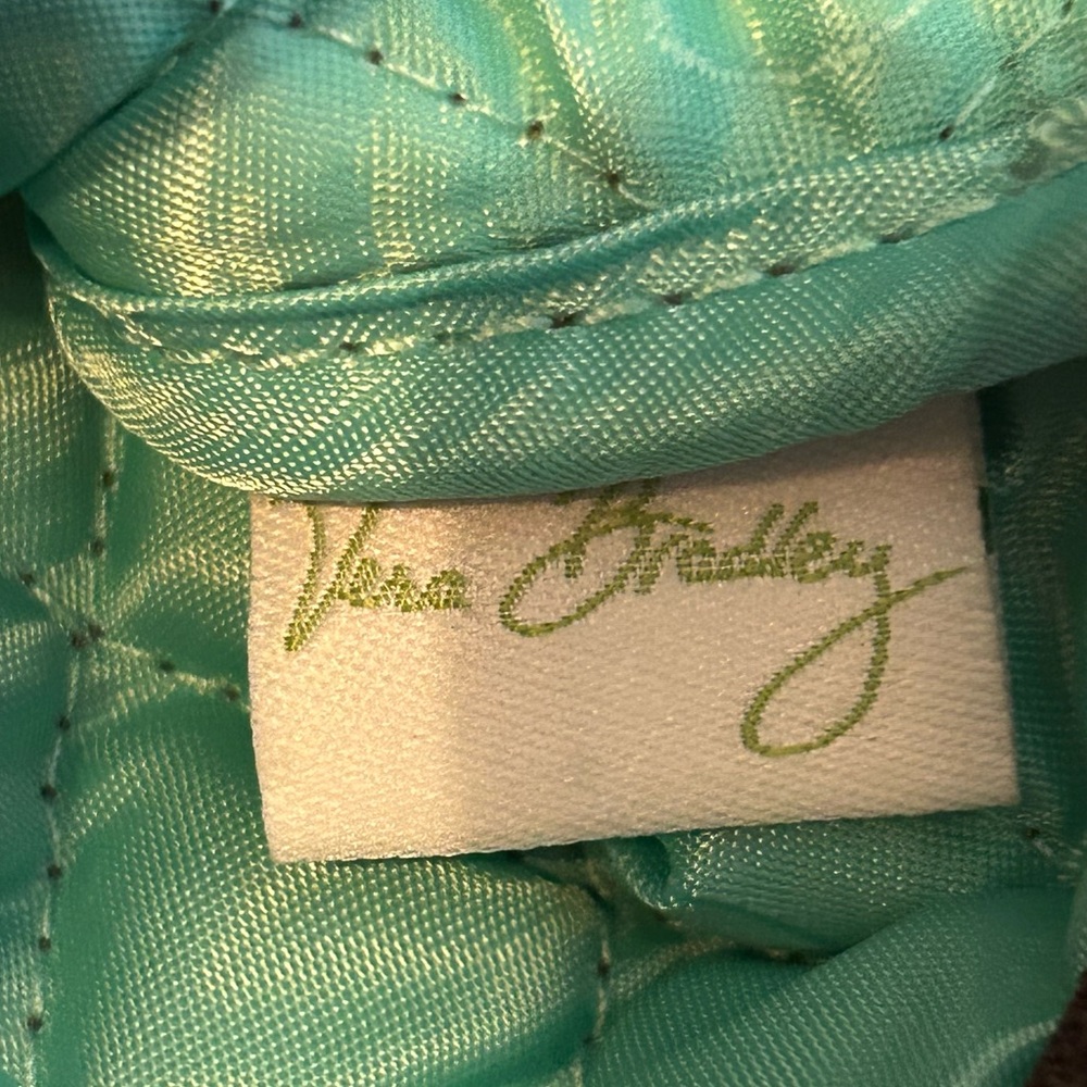 Vera Bradley Flower Shower Medium Zipper Pouch - Picture 3 of 6